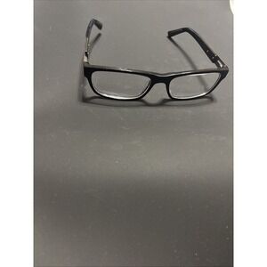 Black Rectangular Eyeglasses Frames Only Full Rim Unisex Modern Retro